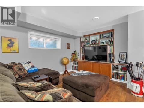 Family/flex room on the lower level. at 430 McCarren Avenue, Kettle Valley, Kelowna