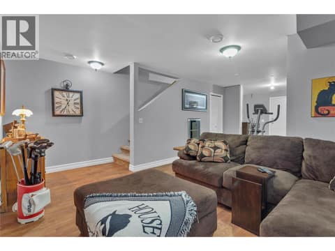 Family/flex room on the lower floor. at 430 McCarren Avenue, Kettle Valley, Kelowna