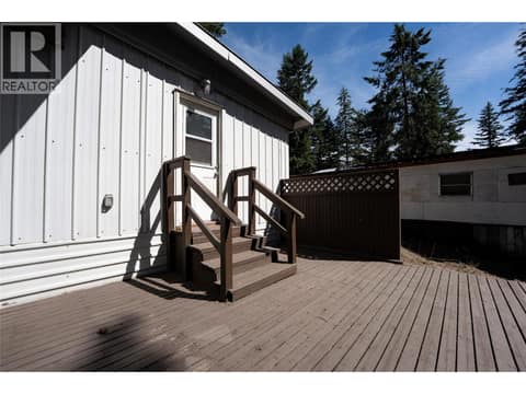 Rear Deck at 4137 Spallumcheen Drive Unit# 16, Armstrong/ Spall., Spallumcheen