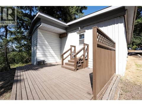 Rear Deck at 4137 Spallumcheen Drive Unit# 16, Armstrong/ Spall., Spallumcheen