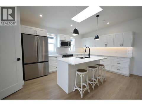 Expanded and upgraded kitchen with skylight at 8900 Jim Bailey Road Unit# 126, Lake Country East / Oyama, Kelowna