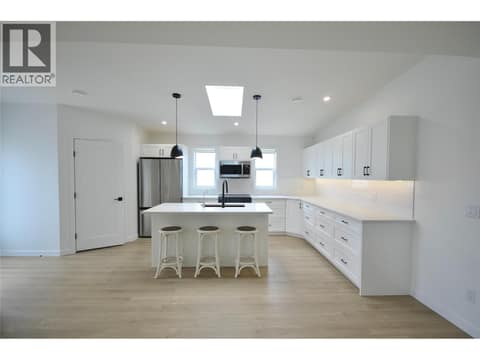 Expanded and upgraded kitchen with skylight at 8900 Jim Bailey Road Unit# 126, Lake Country East / Oyama, Kelowna
