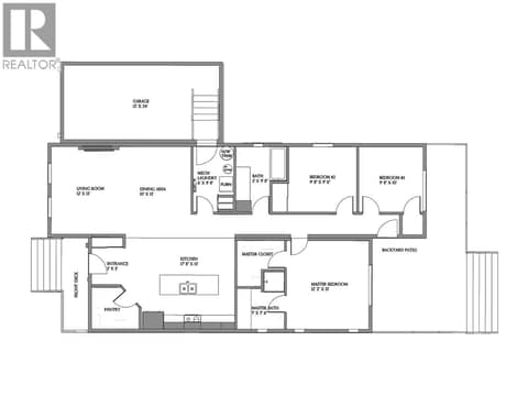 Monarch Floor Plan at 8900 Jim Bailey Road Unit# 115, Lake Country East / Oyama, Kelowna