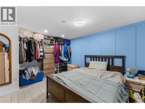 Ample space in the primary bedroom. at 610 Katherine Road Unit# 12, West Kelowna Estates