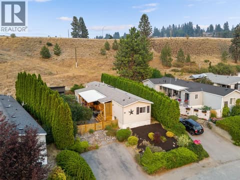 Your quiet retreat space, nestled against the hillside. at 610 Katherine Road Unit# 12, West Kelowna Estates