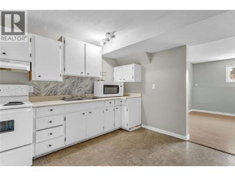 Kitchen on the lower level at 240 Petch Road, Rutland South, Kelowna