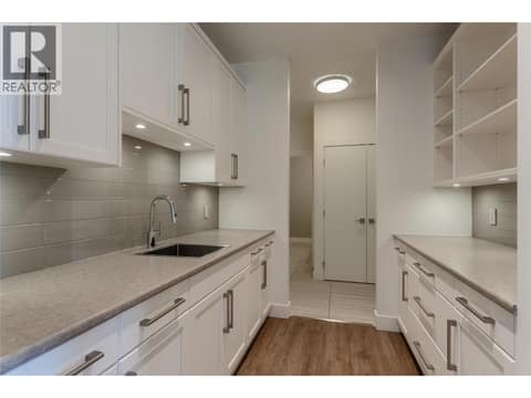 Butlers pantry off of kitchen at 3303 Water Birch Circle, McKinley Landing, Kelowna