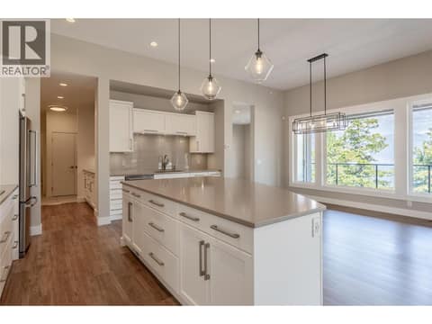 Dining area at 3303 Water Birch Circle, McKinley Landing, Kelowna
