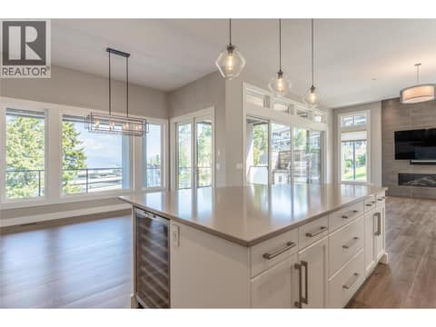 Dining area at 3303 Water Birch Circle, McKinley Landing, Kelowna