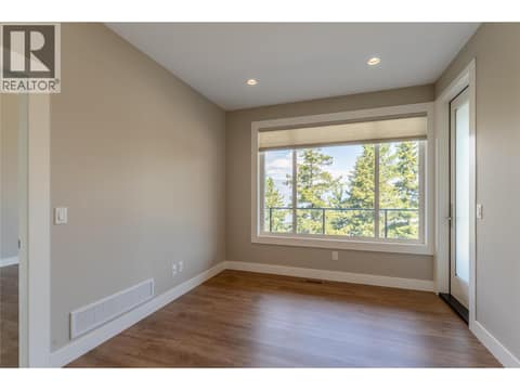 Home Office off the kitchen at 3303 Water Birch Circle, McKinley Landing, Kelowna
