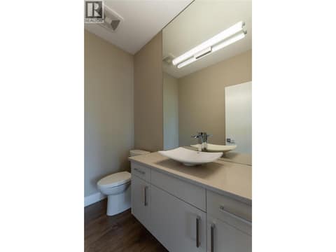 Main floor powder room at 3303 Water Birch Circle, McKinley Landing, Kelowna