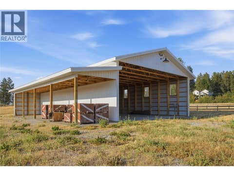 Additional Hay and Equipment Storage at 4588 Sallows Road, South East Kelowna