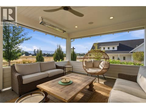 Main Floor Patio at 4588 Sallows Road, South East Kelowna