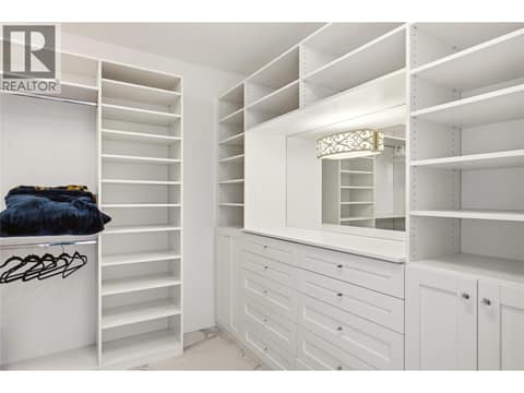 Primary Walk-In Closet at 4588 Sallows Road, South East Kelowna