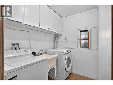 Laundry room downstairs at 1904 22nd Street, East Hill, Vernon