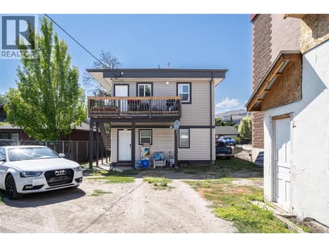 Back / East side view of building from the Parking Lot at 3601 31 Street, City of Vernon
