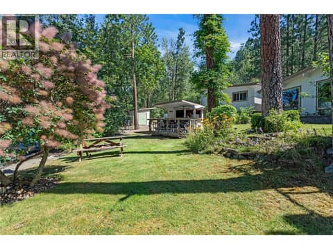 Lots of yard space at 12110 Trewhitt Road W, Lake Country East / Oyama