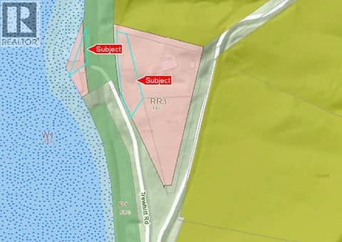 Showing the subject property and the larger piece which is on the other side of the Okanagan Rail Trail. at 12110 Trewhitt Road W, Lake Country East / Oyama