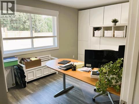 Second Bedroom with pull out bed and desk space at 3197 Shuswap Road, South Thompson Valley, Kamloops