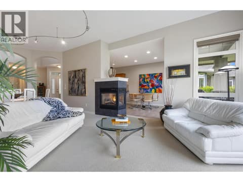 Living room-Dining when it was furnished at 3800 Gallaghers Pinnacle Way Unit# 29, South East Kelowna
