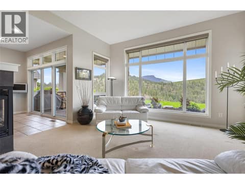 Living room when it was furnished at 3800 Gallaghers Pinnacle Way Unit# 29, South East Kelowna