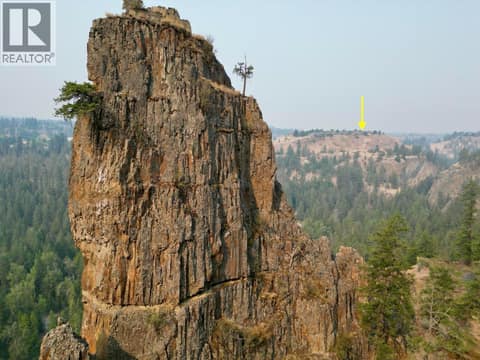 View from Pinnacle Rock at Layer Cake Mtn back at 3800 Gallaghers Pinnacle Way Unit# 29, South East Kelowna