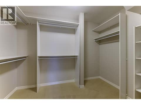 Walk in closet off Primary Ensuite at 3800 Gallaghers Pinnacle Way Unit# 29, South East Kelowna
