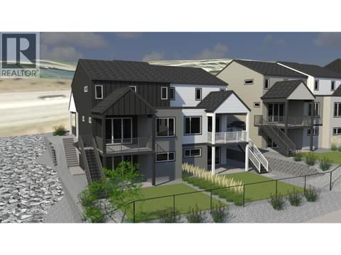 Rendering with landscaping at 7005 Manning Place, Foothills, Vernon