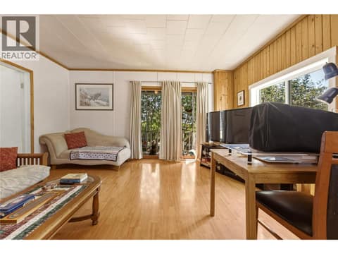 Living room at 244 Mabel Lake Road, Lumby Valley