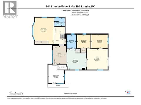 Main level at 244 Mabel Lake Road, Lumby Valley