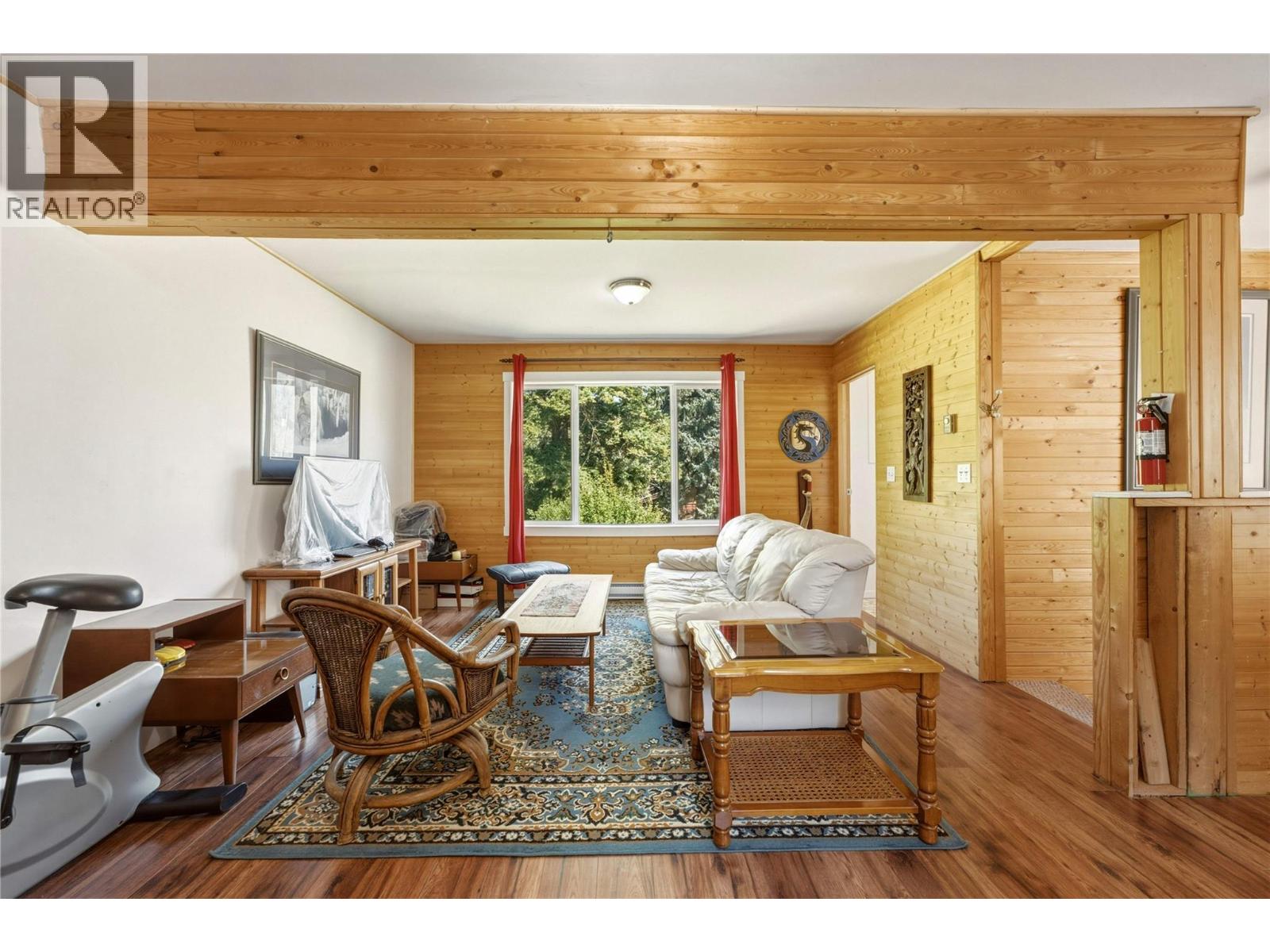 Sitting room upper level at 244 Mabel Lake Road, Lumby Valley