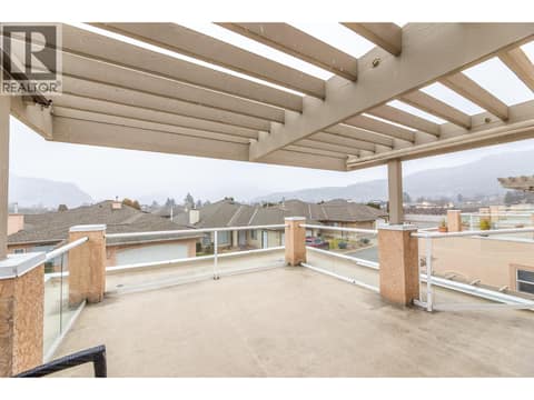Upper terrace at 9800 TURNER Street Unit# 65, Main Town, Summerland