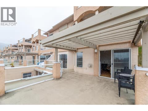Upper terrace at 9800 TURNER Street Unit# 65, Main Town, Summerland