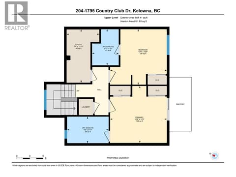 FLOORPLAN at 1795 Country Club Drive Unit# 204, University District, Kelowna