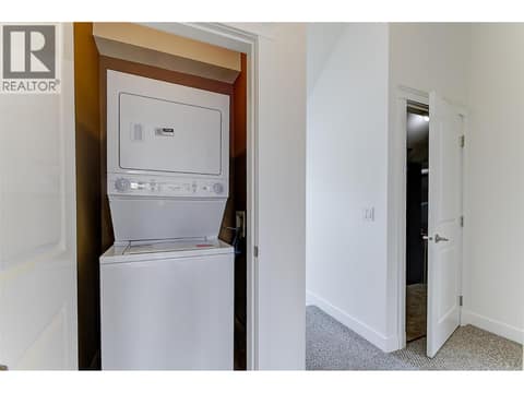 Newer stackable laundry at 1795 Country Club Drive Unit# 204, University District, Kelowna