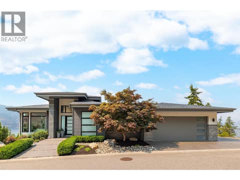 Double Garage at the Front at 3320 Acacia Lane, McKinley Landing, Kelowna