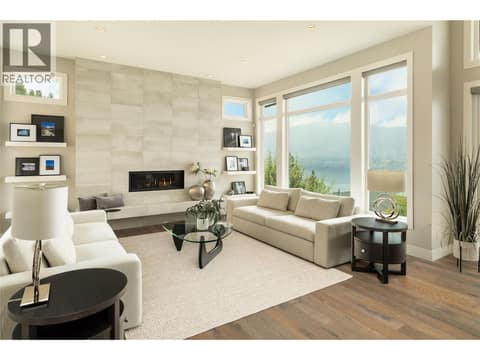 Gas Fireplace at 3320 Acacia Lane, McKinley Landing, Kelowna