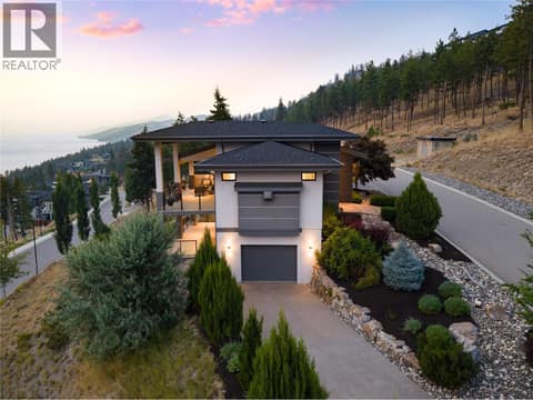 Single Garage at side at 3320 Acacia Lane, McKinley Landing, Kelowna