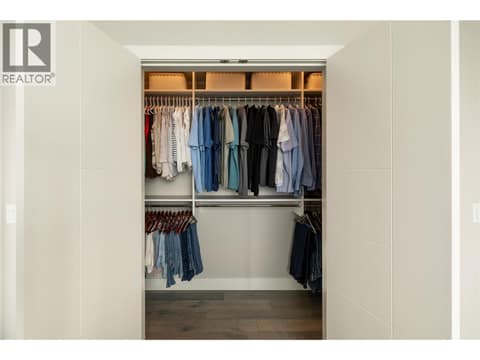 Walk in closet at 3320 Acacia Lane, McKinley Landing, Kelowna