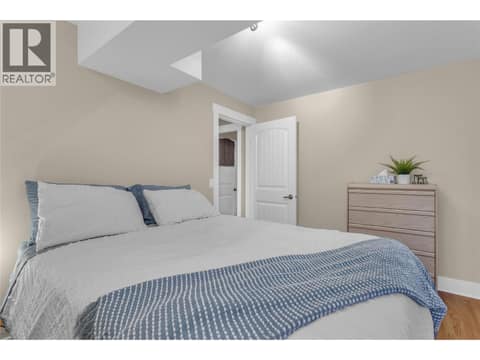 Bedroom downstairs at 2493 Ironridge Road, Smith Creek, West Kelowna