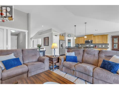 Fully open concept floor plan at 2493 Ironridge Road, Smith Creek, West Kelowna