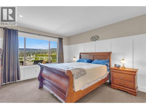 Large and bright primary with electronic blinds at 2493 Ironridge Road, Smith Creek, West Kelowna