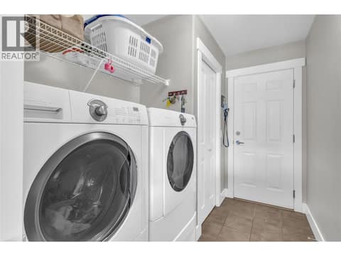 Laundry off the garage at 2493 Ironridge Road, Smith Creek, West Kelowna