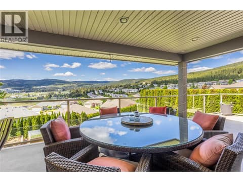 South West Facing yard at 2493 Ironridge Road, Smith Creek, West Kelowna