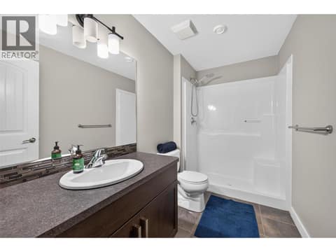 Lower Level Full Bathroom at 1040 Mt Revelstoke Place Unit# 14 Lot# 20, Middleton Mountain Vernon