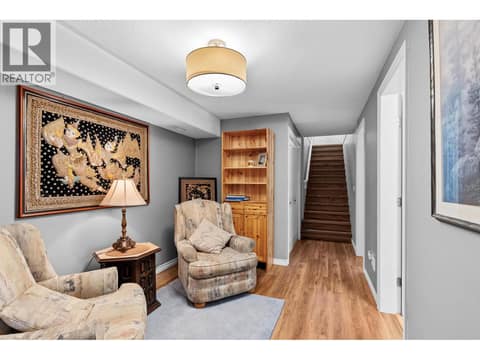 Downstairs family room. at 4000 Gallaghers Terrace, South East Kelowna