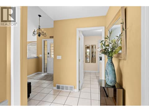 Entrance to home at 4000 Gallaghers Terrace, South East Kelowna