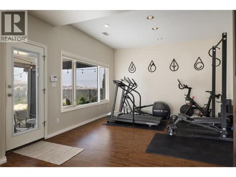 Exercise room at 10 Bayview Heights, Middleton Mountain Coldstream