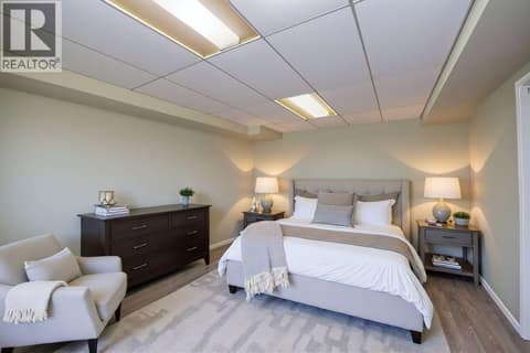 Bedroom is virtually staged at 1001 30 Avenue Unit# 30, East Hill, Vernon