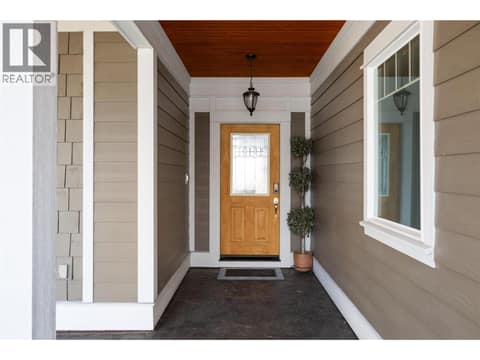 Craftsmanship everywhere upon Entry at 7261 Silver Ridge Drive, Foothills, Vernon
